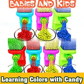 Video for Children Babies and Kids – Learning Colors with Candy and Making Pasta Machine