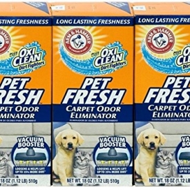 Arm & Hammer Pet Fresh Carpet Odor Eliminator Plus Oxi Clean Dirt Fighters (Pack of 3)