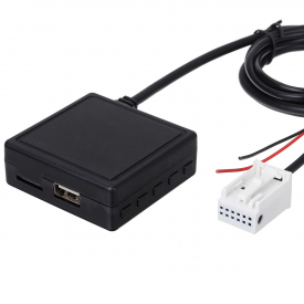 bluetooth Module HIFI Audio AUX Cable Adapter Microphone Support TF Card U Disk for Citroen Peugeot