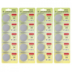 Fortune CR2450 630mA 3V Lithium Battery,for Led Light Candles,electronic products(20pcs)