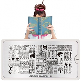 MoYou-London Nail Art Image Stamping Plate Literature Collection 08 US Stock