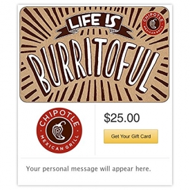 Chipotle Gift Card – E-mail Delivery