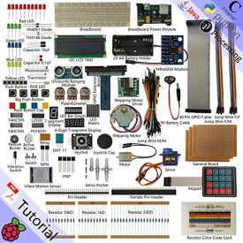 Freenove Ultimate Starter Kit for Raspberry Pi | Beginner Learning | Model 3B, 2B, B+ | Python, C, Java, Processing | 57 Projects, 401 Pages Detailed Tutorials, 220+ Components
