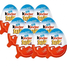 Chocolate Kinder Joy for Boys with Surprise Inside (9-Pack)