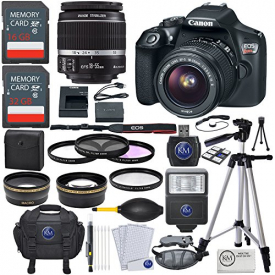 Canon EOS Rebel T6 DSLR Camera w/ EF-S 18-55mm Lens + Premium Accessory Bundle