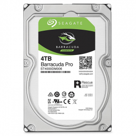 Seagate 4TB HDD BarraCuda Pro Internal SATA III 3.5″ Hard Drive – 220MB/s