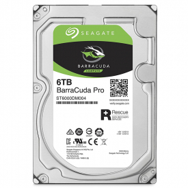 Seagate 6TB HDD BarraCuda Pro Internal Hard Drive SATA 3.5″ 256MB Cache – 6Gb/s