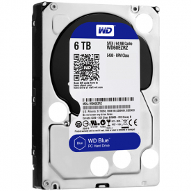 WD 6TB HDD Desktop Internal SATA III 3.5″ Hard Drive Blue – 6Gb/s