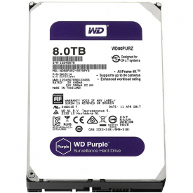 WD 8TB HDD Surveillance Internal SATA III 3.5″ Hard Drive – 6Gb/s