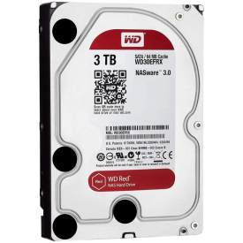 WD 3TB HDD Desktop NASware Internal Hard Drive SATA III 3.5″ – 6Gb/s