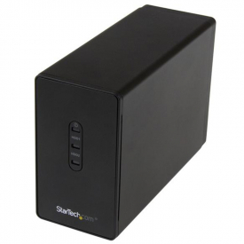 Startech Dual-Bay 2.5in Hard Drive Enclosure – USB 3.0 to SATA III 6Gbps with RAID