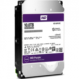 WD 10TB HDD Purple Surveillance 3.5″ Internal Hard Drive SATA III – 6.0 Gbps