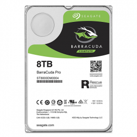 Seagate 8TB HDD BarraCuda Pro 3.5″ Internal Hard Drive 7200rpm SATA III – 6.0 Gbps