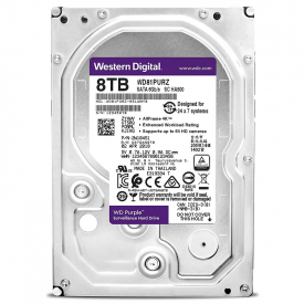 WD 8TB HDD Purple Surveillance 3.5″ Internal Hard Drive SATA III – 6.0 Gbps