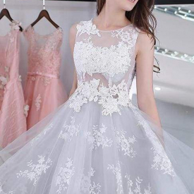 Knee-length Short Black Formal Dresses Plus Size