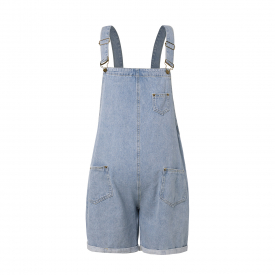 Maternity Avant-garde Plain Suspender pants