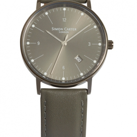 WT2201G Gunmetal Bevelled Window Watch