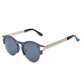 Retro Half Round Sunglasses