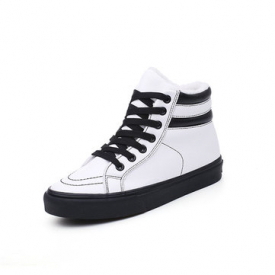 M.GENERAL Black And White Stripe Boots