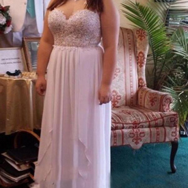 Free Shipping on Chicloth A-Line Sweetheart Sleeveless With Beading Floor-Length Plus Size Dresses