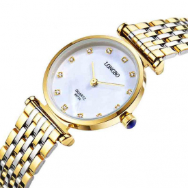 LONGBO 8973 Diamonds Casual Style Gift Couple Watches