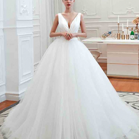 Ball Gown Romantic Bohemian Wedding Dresses 2020