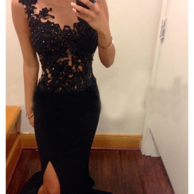 Chicloth Sheath Chiffon Simple Long Prom Dresses Cheap