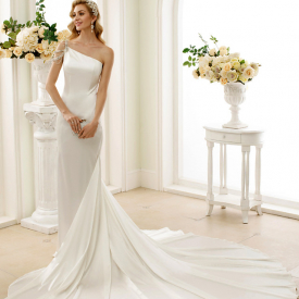 Vintage Lace Mermaid Wedding Dress With Sleeves