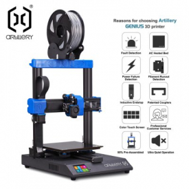 Artillery GENIUS 3D printer 220X220X250mm Large Plus Size High Precision Dual Z axis TFT Screen