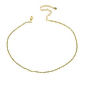 Thin Tennis Chain Necklace Layer Choker Various Gold Chain