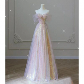 2023 Sparkly Sequins Mermaid Evening Dresses Wear Black Girls off shoulder Illusion Long Graduation Dress Plus Size Formal Sequined Prom Gowns