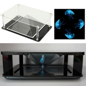 DIY Holographic 3D Display Cabint 3D Projector For iPad Tablet