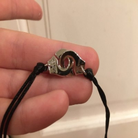 Fashion Jewelry 925 Silver Handcuff Les Chain Pendant Necklace With Adjustable Rope For Men Women