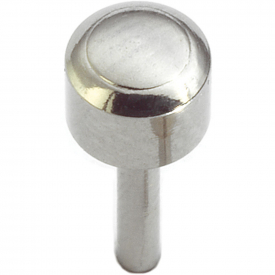 caflon regular white stainless steel-plated piercing stud 12 pack