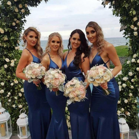 Chicloth Deep V Casual Long Bridesmaid Dresses Under 100