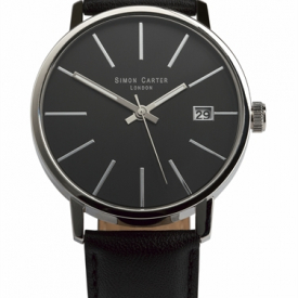 Black Face Baton Indices Watch