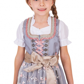 Traditional Children dirndl  SILENA light gray