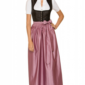 Dirndl long 1pcs. Lenora black berry 96 cm