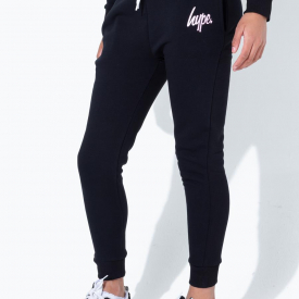 Hype Black Pink Script Kids Joggers | Size 3/4Y