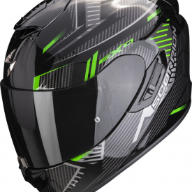 Scorpion EXO-1400 Evo Air Shell Helmet, black-green, Size 2XL, black-green, Size 2XL