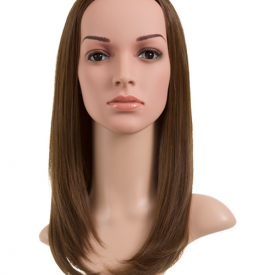 Anne Medium Length Straight Half Head Synthetic Wig
