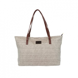 New Fashion Women Handbag Solid Color PU Splicing Large Capacity Casual Shopping Shoulder Bag Tote