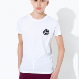 Hype White Crest Kids T-Shirt | Size 9-10