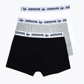 Hype 3 Pack Monotone Kids Boxer Multi Shorts | Size 9/10Y