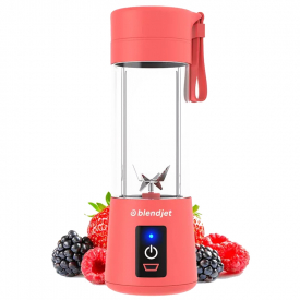BlendJet One Portable Blender Smoothie Maker Shaker 340ml – Coral