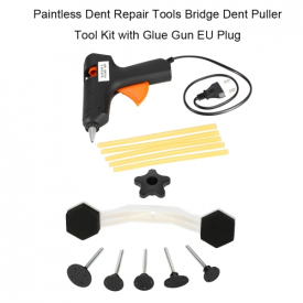 Paintless Dent Repair Tools Bridge Dent Puller Tool Kit with Glue Gun