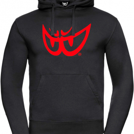 Berik The Eye Hoodie, black-red, Size M, black-red, Size M