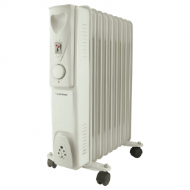Lloytron Staywarm 2000w 9 Fin Oil Radiator 3 Heat Settings and Thermostat