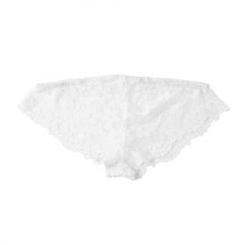 Women Lace Panties Floral Hollow Out Dropped Waist Underpants Underwear Ladies Intimates Briefs Lingerie