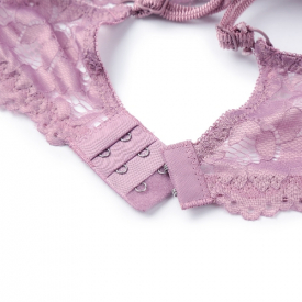 New Sexy Women Bra Set Lace Embroidery Push Up Underwire 3/4 Cup Panties Briefs Underwear Lingerie Set